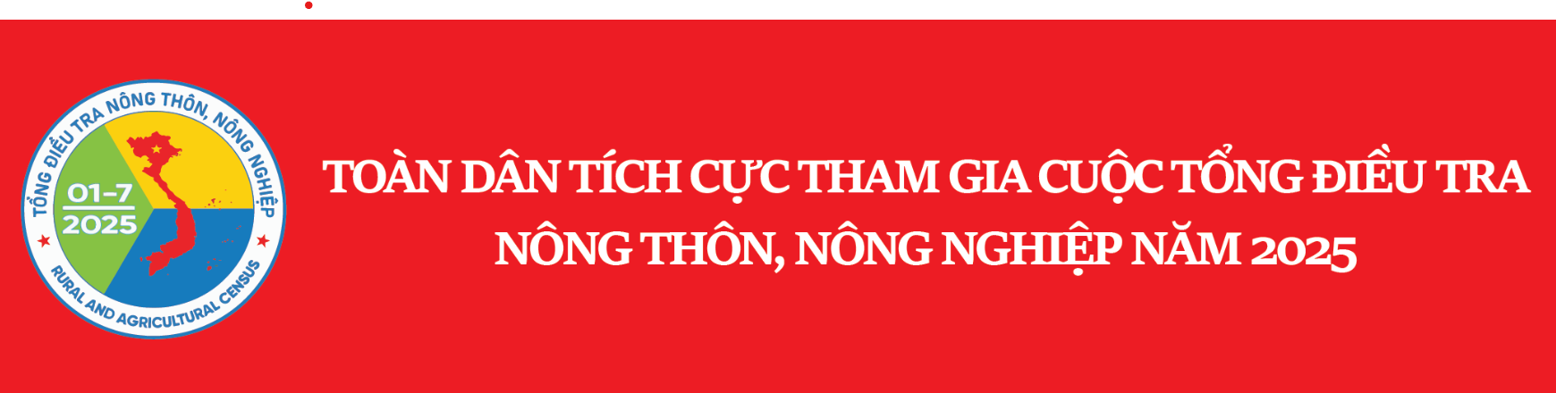 BÀI TUYÊN TRUYỀN: Tổng điều tra nông thôn, nông nghiệp năm 2025